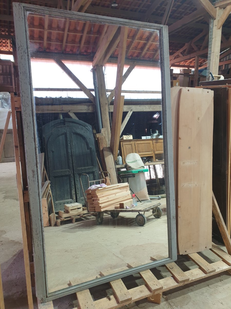 Large Mirror/trumeau - Early 20th Century-photo-2
