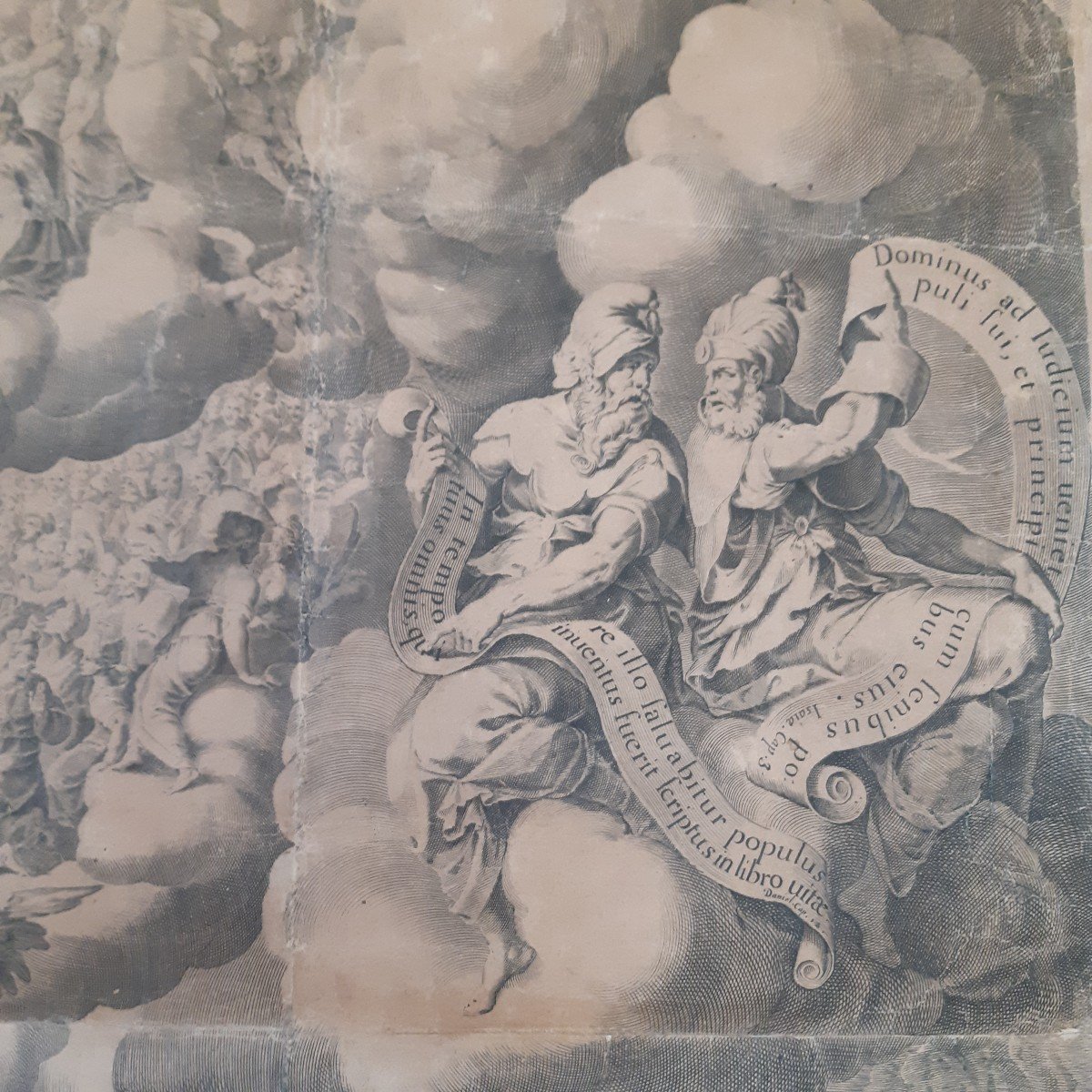 Large Engraving Last Judgment By Peter De Jode 172x124cm-photo-5