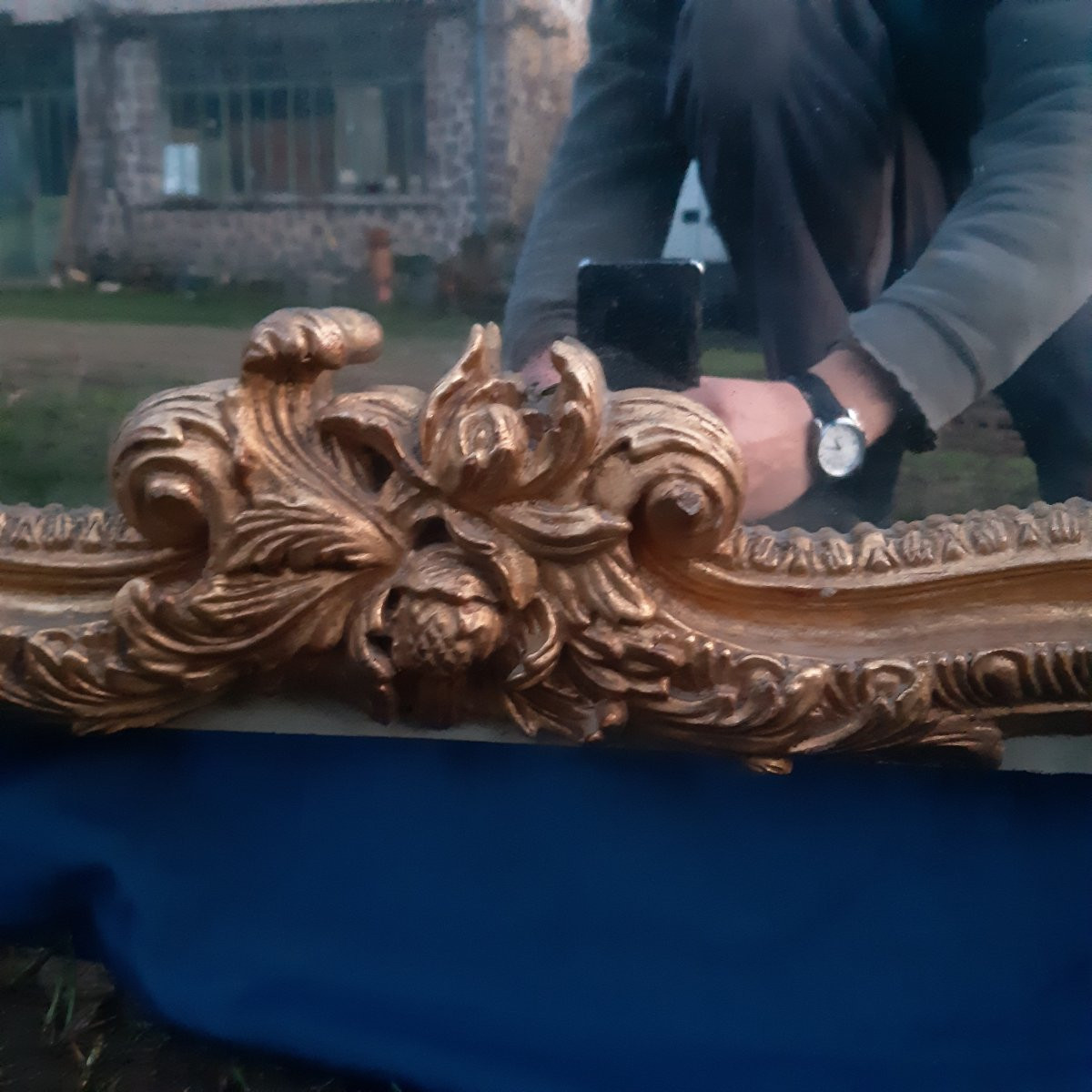 Trumeau de style Louis XV 172X72-photo-6