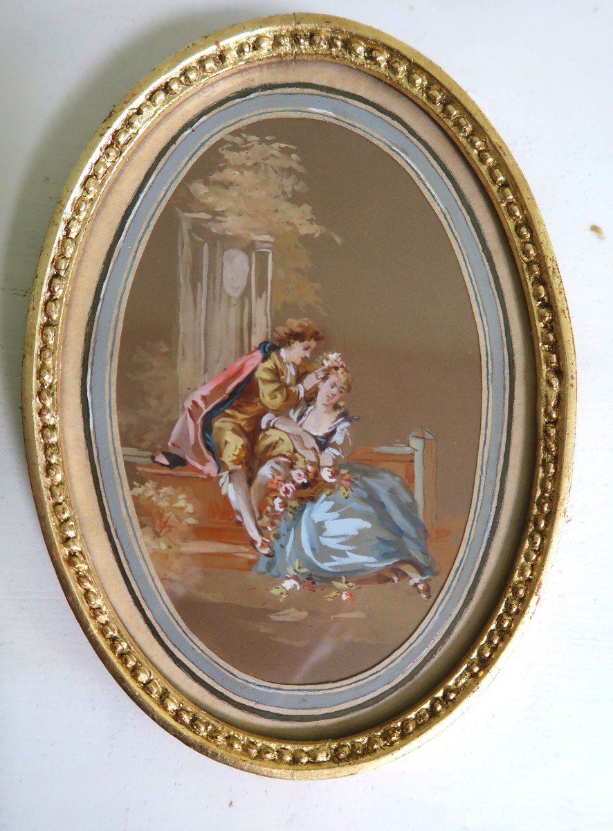 Peinture Scène Galante 