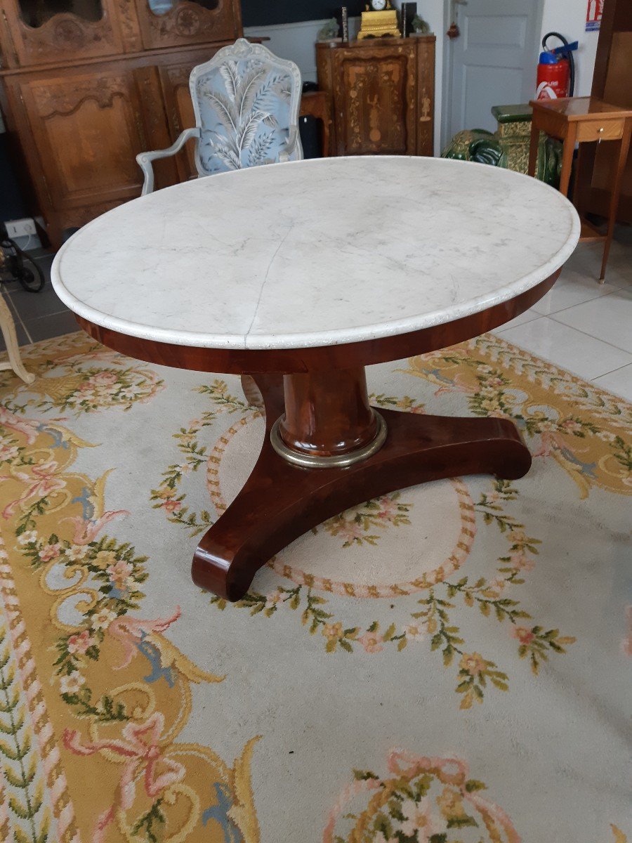 Empire Mahogany Pedestal Table-photo-2