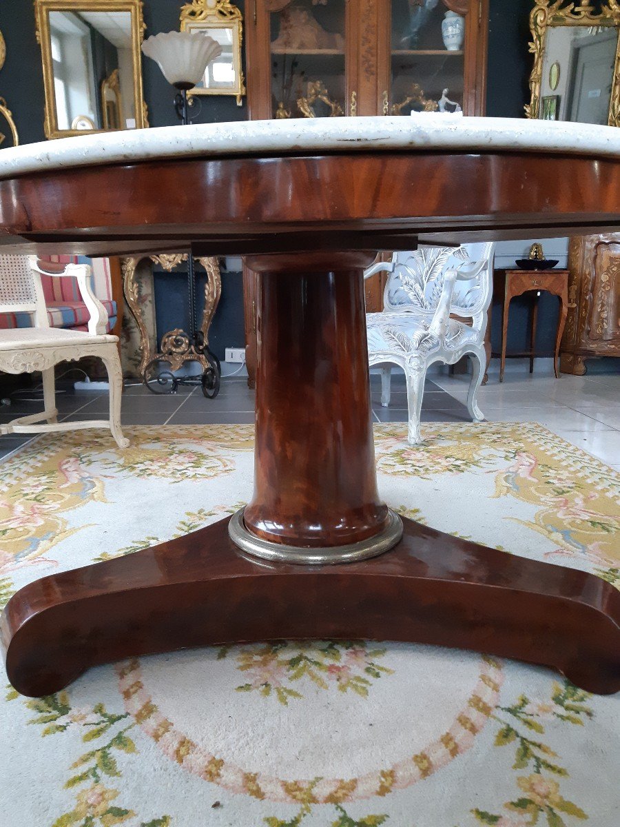 Empire Mahogany Pedestal Table-photo-1