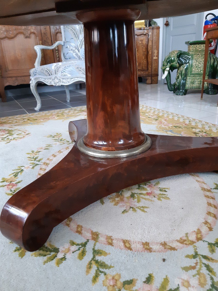 Empire Mahogany Pedestal Table-photo-2
