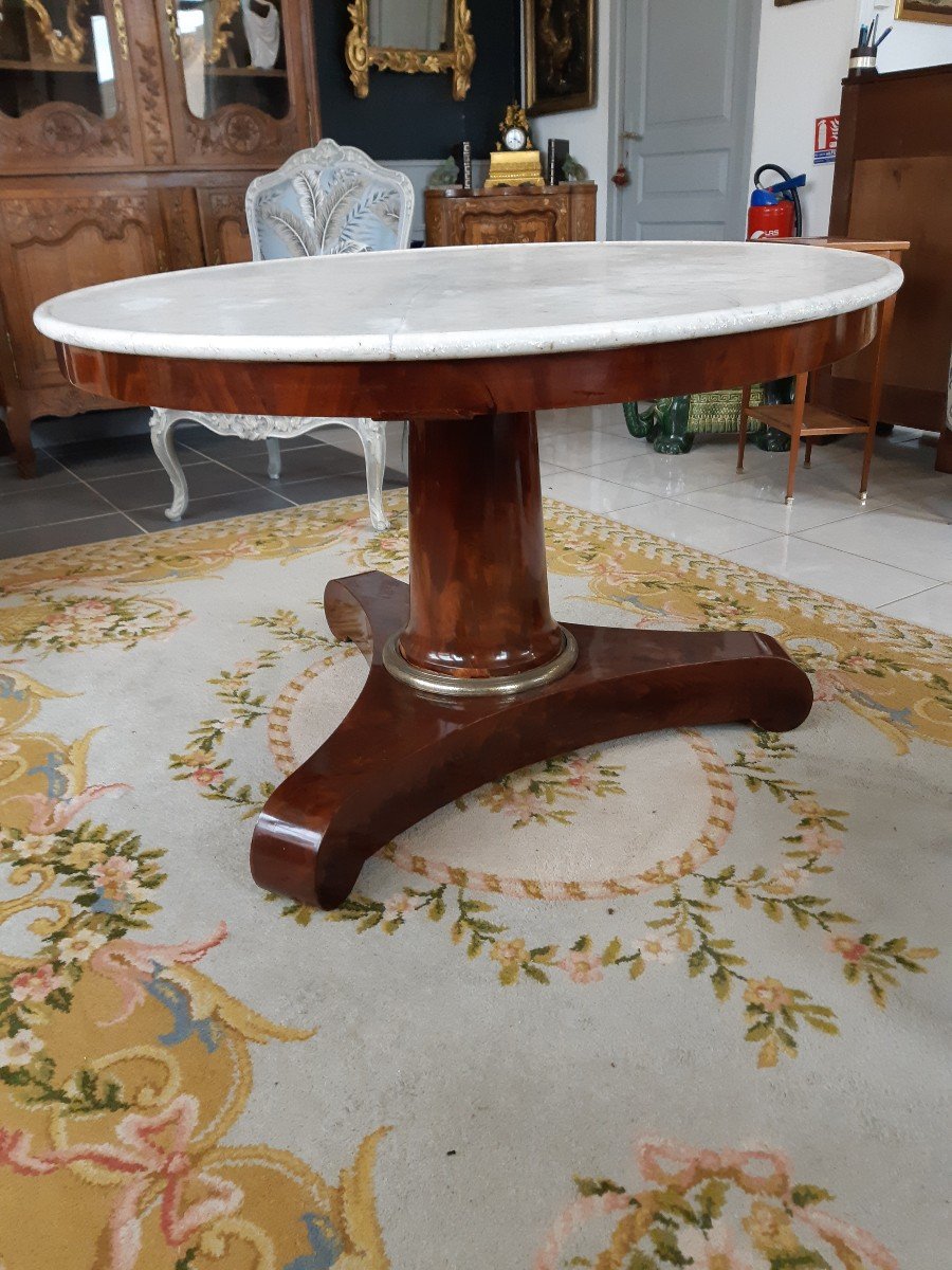 Empire Mahogany Pedestal Table