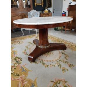 Empire Mahogany Pedestal Table