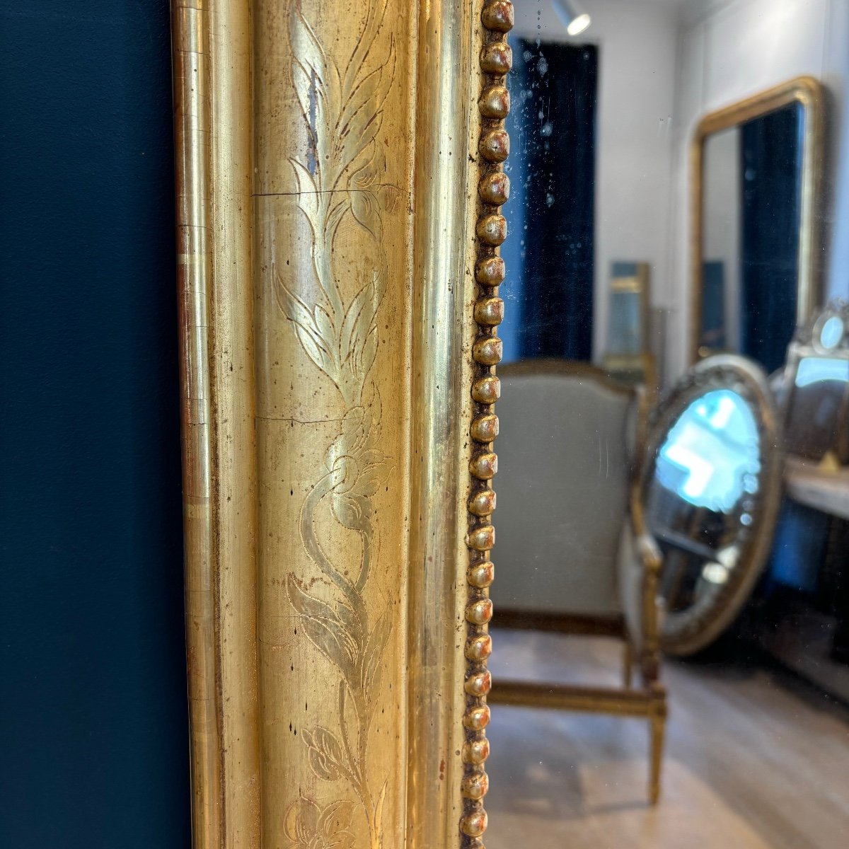 Miroir Louis Philippe  Réf. 578 / 97x135-photo-2