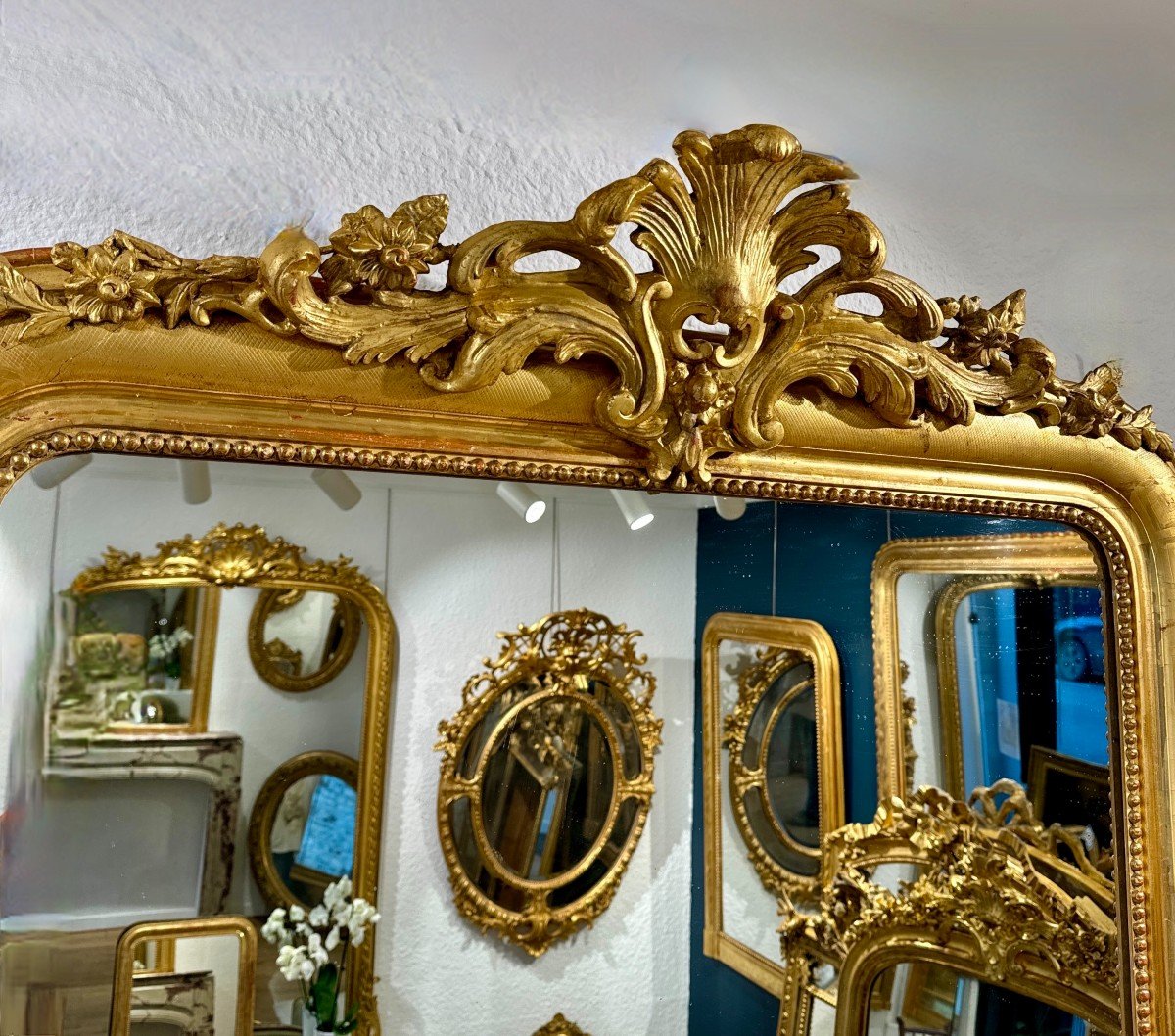 Louis Philippe Mirror With Pediment Ref. 566/ 110x156-photo-5
