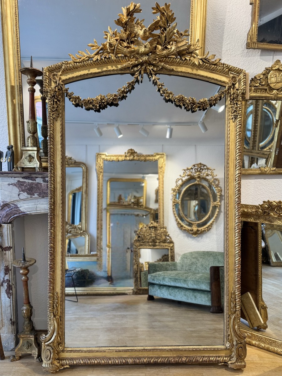 Miroir Louis XVI- XIXeme  Réf. 615/ 129 x220
