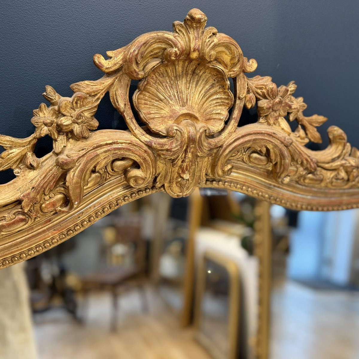 Miroir napoleon III- XIXeme  Réf. 593 / 105 x 152-photo-4