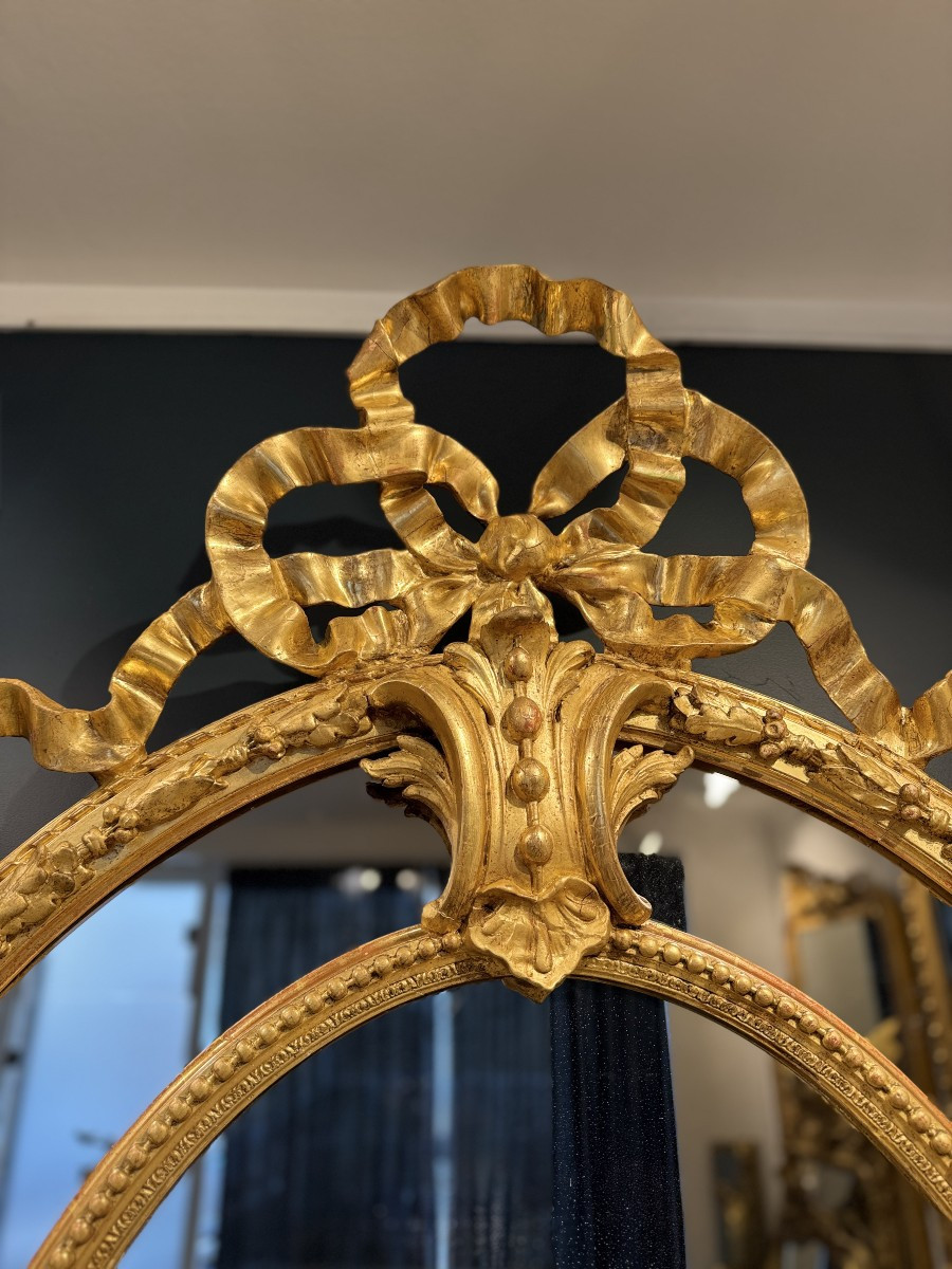 Miroir Louis XVI- XIXeme  Réf. 619 / 110/154-photo-2