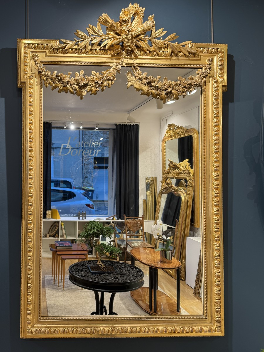 Miroir Louis XVI- XIXeme  Réf. 621/ 116/176