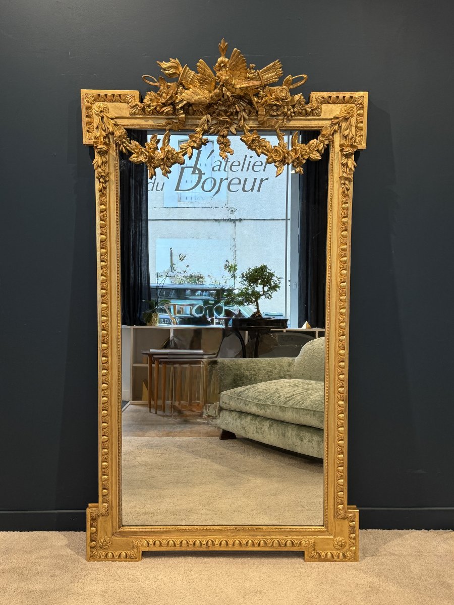 Louis XVI-style Mirror Ref. 642/98x182-photo-3