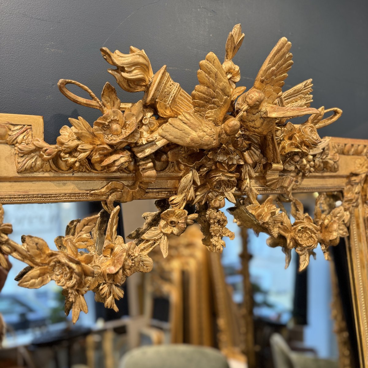 Louis XVI-style Mirror Ref. 642/98x182-photo-4