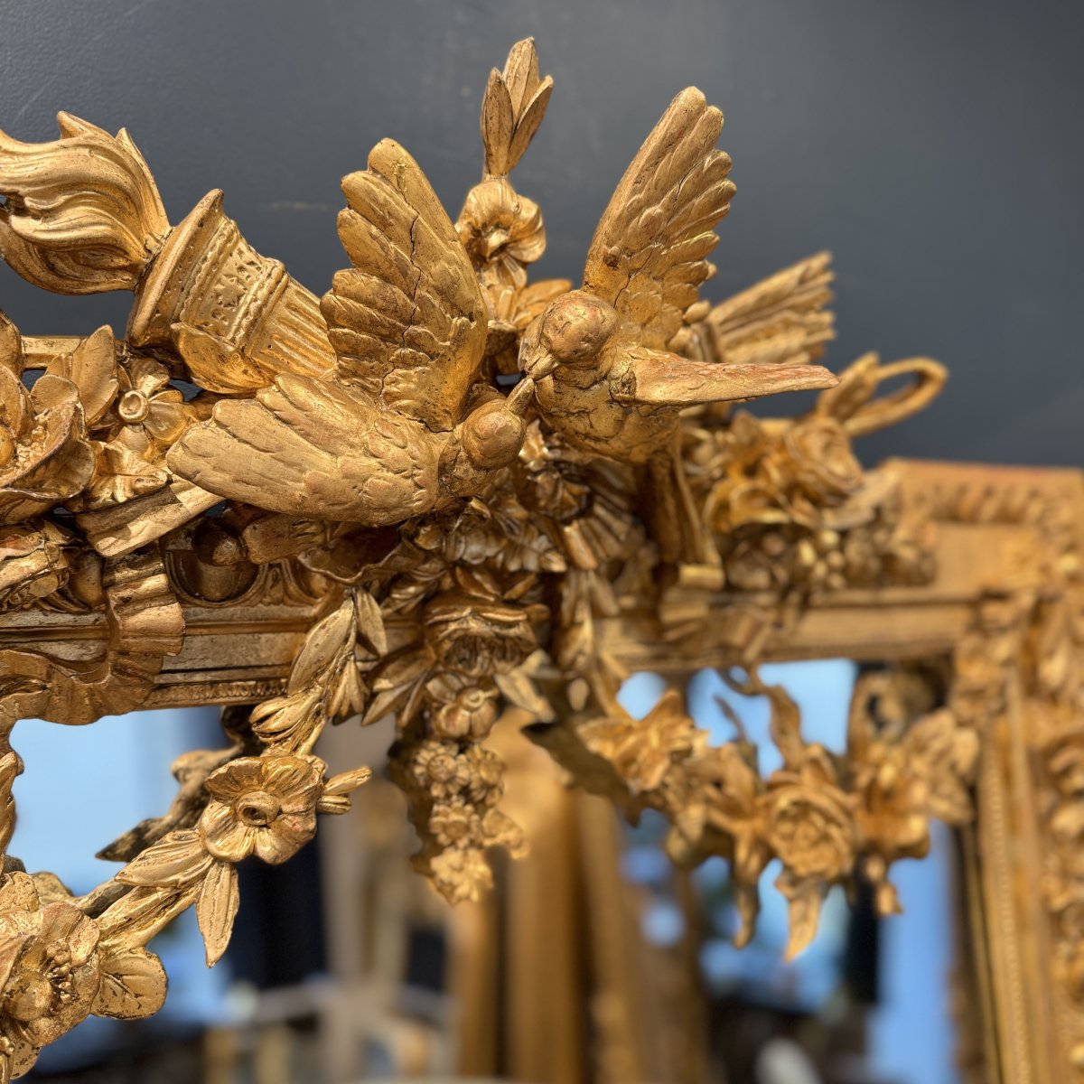 Louis XVI-style Mirror Ref. 642/98x182-photo-4