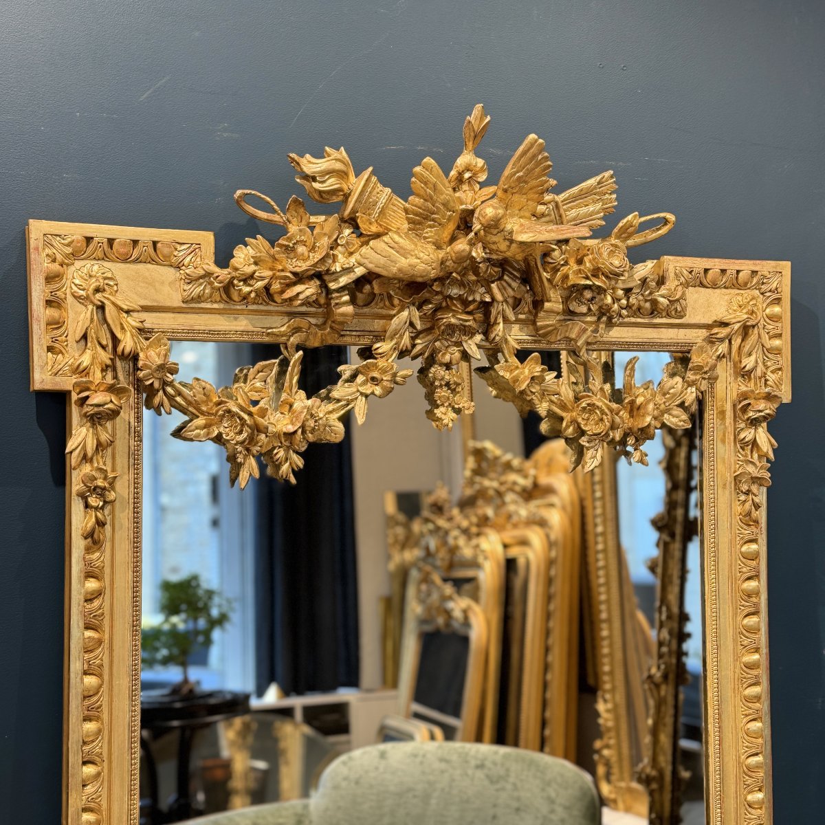 Louis XVI-style Mirror Ref. 642/98x182-photo-5