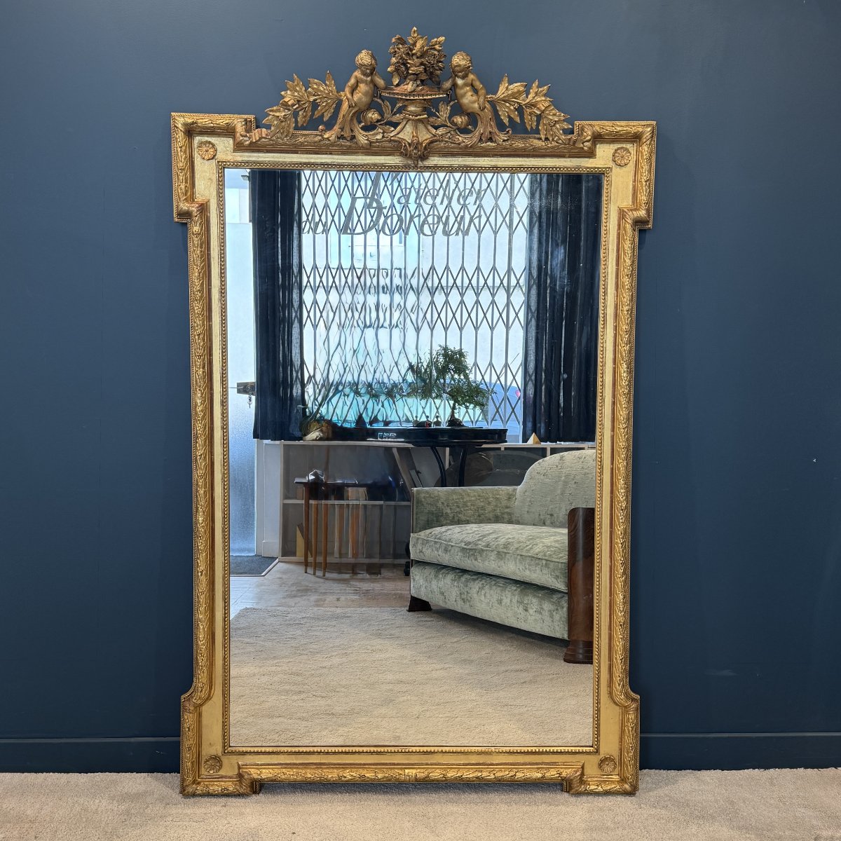 Louis XVI-19th-century Mirror, Ref. 641/106x168