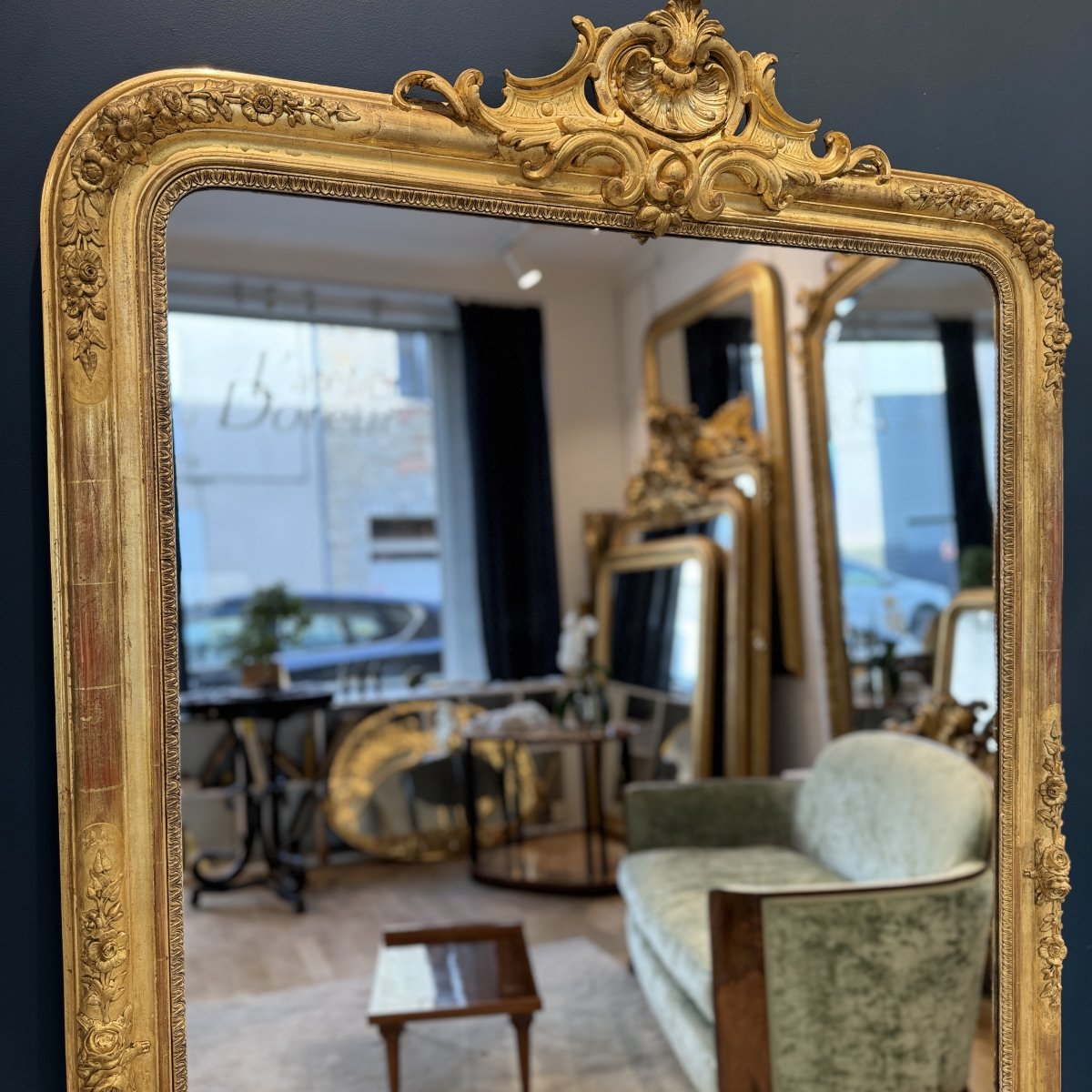 Louis Philippe Mirror Ref. 584/111x174-photo-2