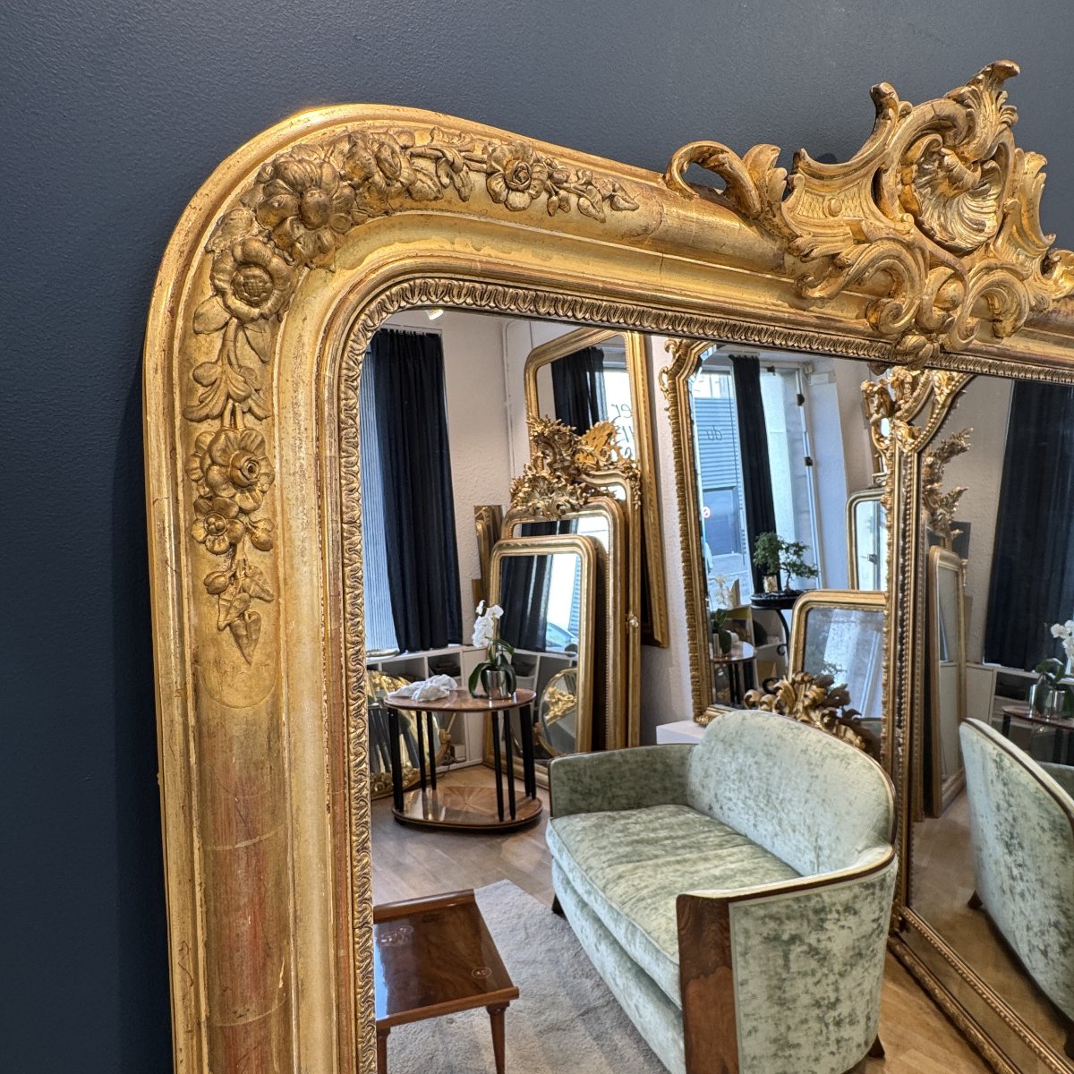 Louis Philippe Mirror Ref. 584/111x174-photo-1