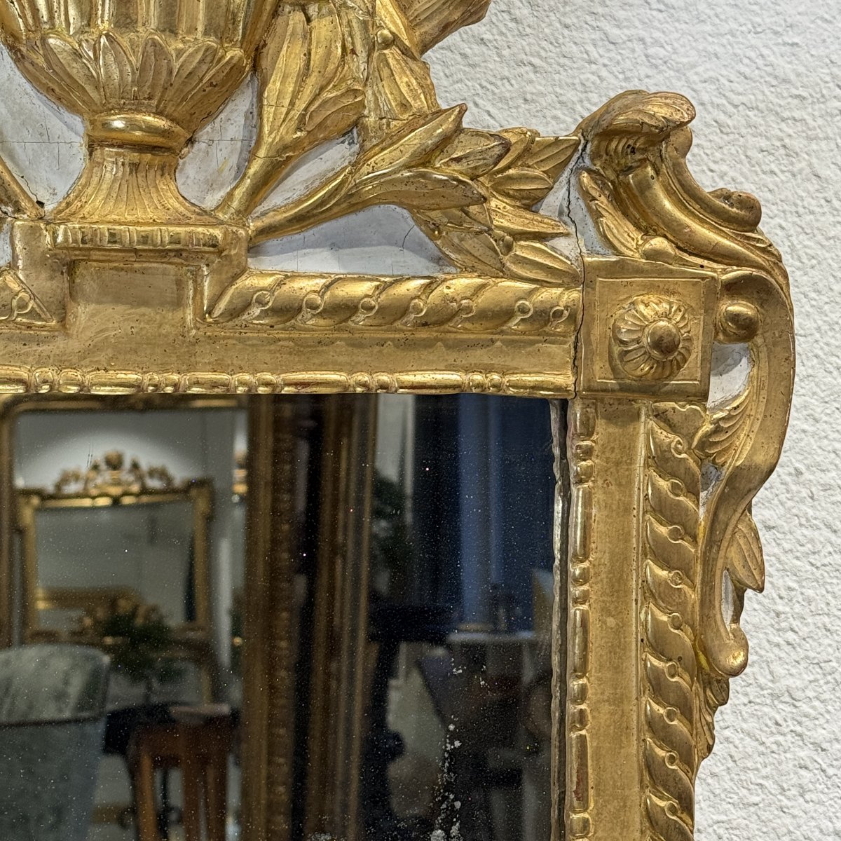 Louis XVI-18th-century Mirror  Ref. 650/ 89x57-photo-4