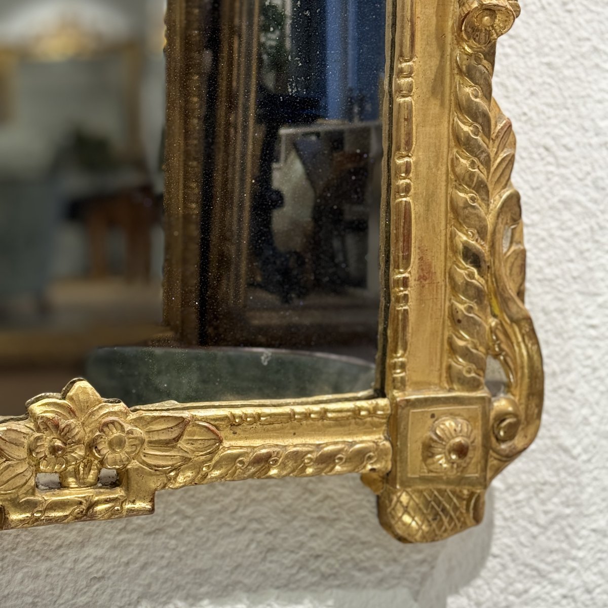 Louis XVI-18th-century Mirror  Ref. 650/ 89x57-photo-1