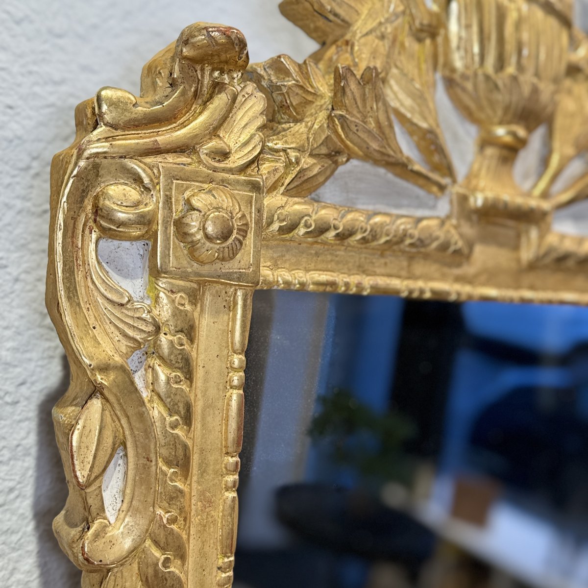 Louis XVI-18th-century Mirror  Ref. 650/ 89x57-photo-3