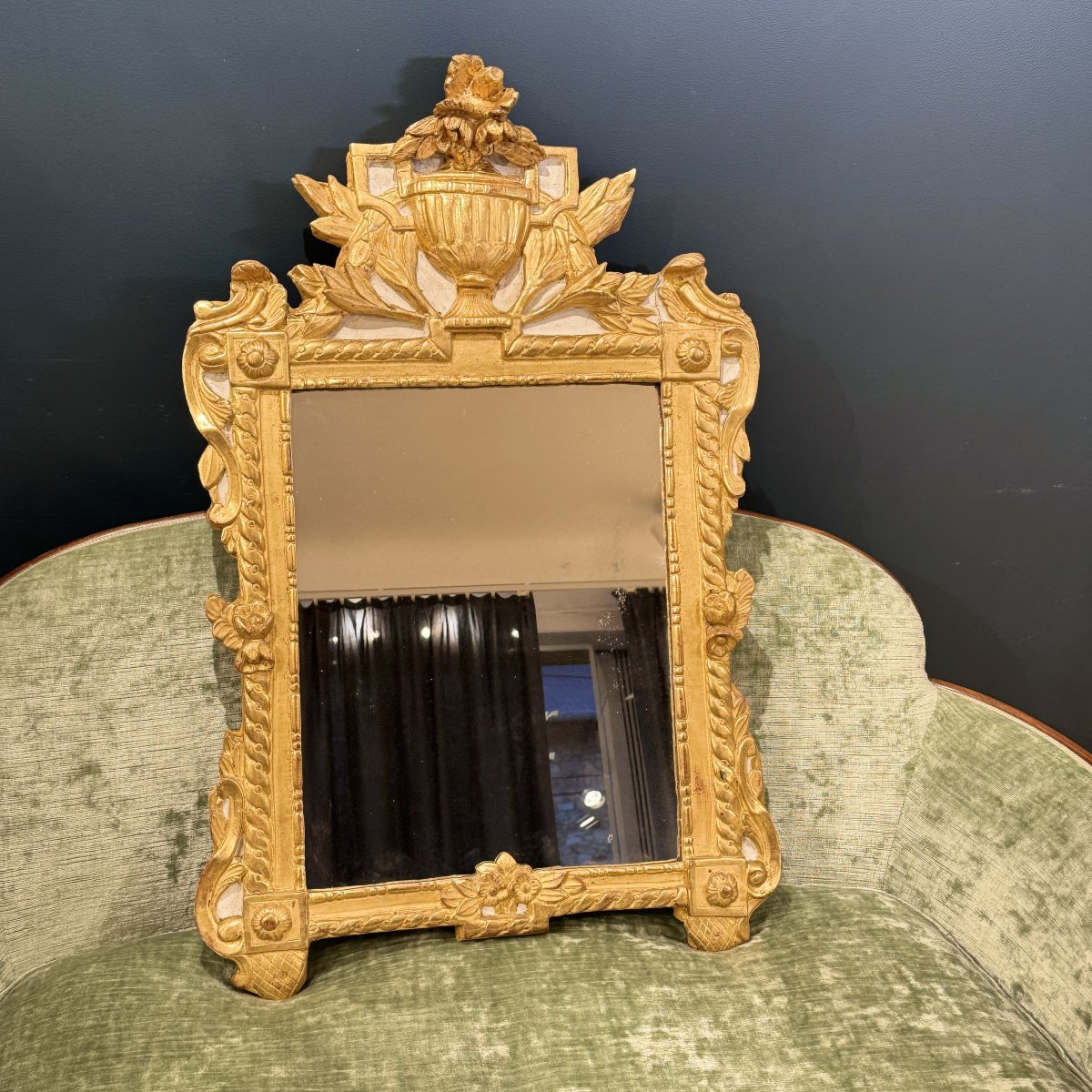 Louis XVI-18th-century Mirror  Ref. 650/ 89x57-photo-8