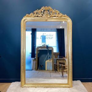 Louis Philippe Mirror With Pediment Ref. 498 / 117x180