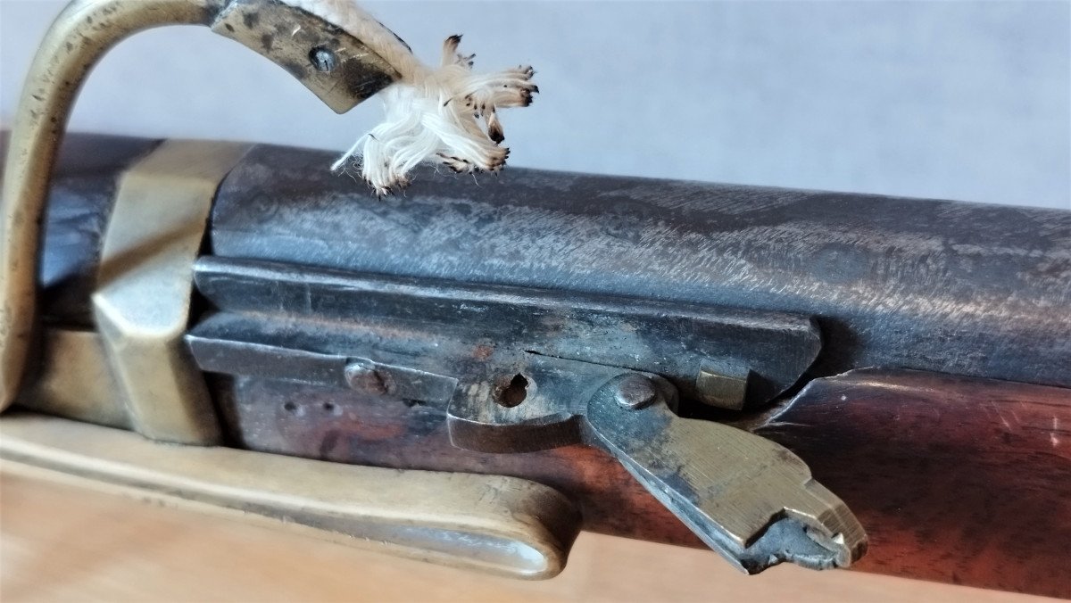 Antique Teppo (japanese Black Powder And Matchlock Rifle) From The Late Edo Period-photo-4