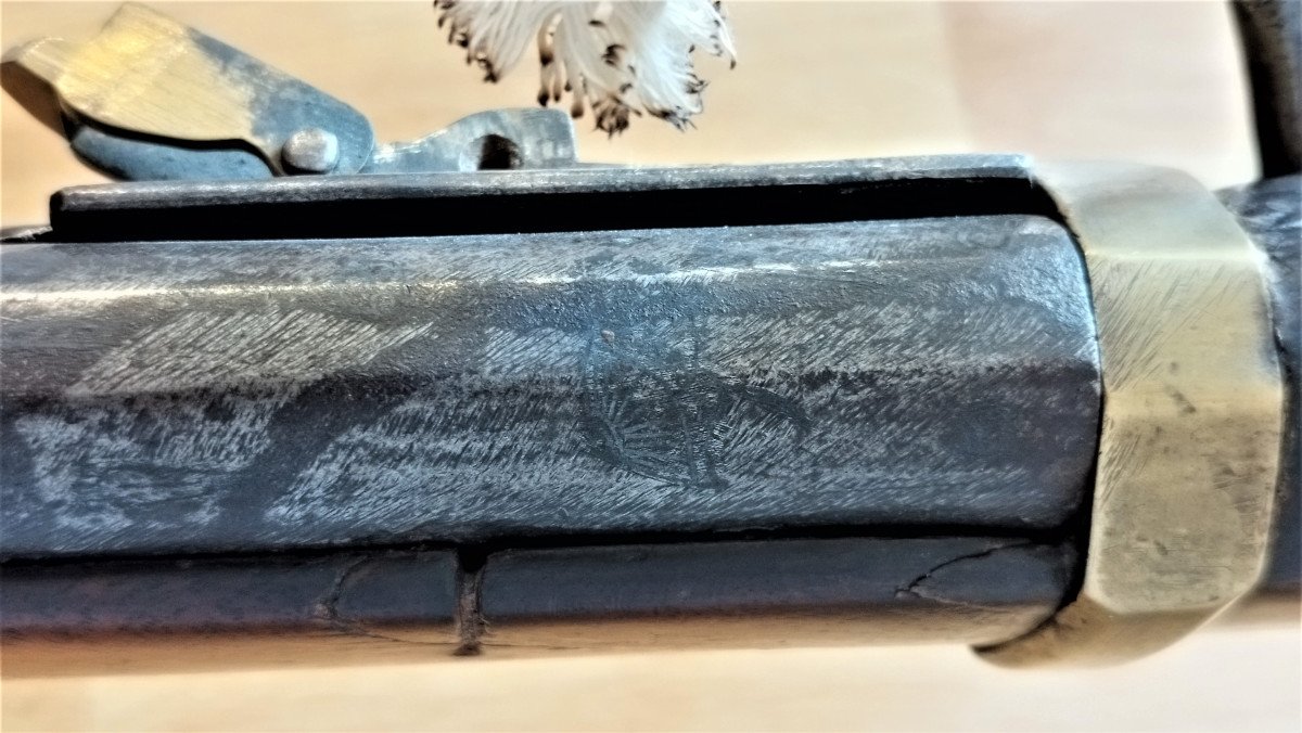 Antique Teppo (japanese Black Powder And Matchlock Rifle) From The Late Edo Period-photo-7