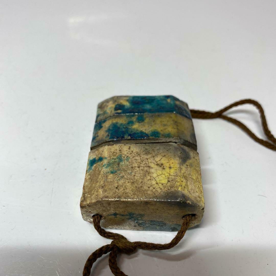 Très Bel Et Rare Inro En Raku Ware « Kenzan-yaki »  De la Fin Edo-photo-3