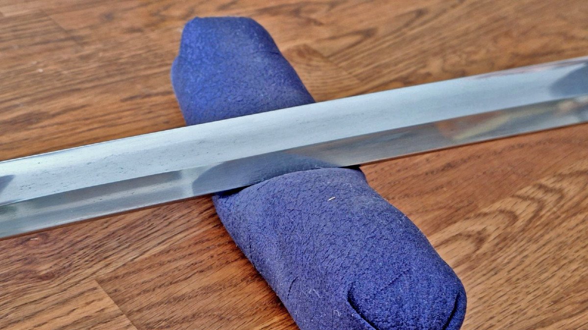Rare Et Très Puissante Lame De Katana Mumei Shinshinto, Fin Edo Et Son Très Beau Koshirae-photo-2