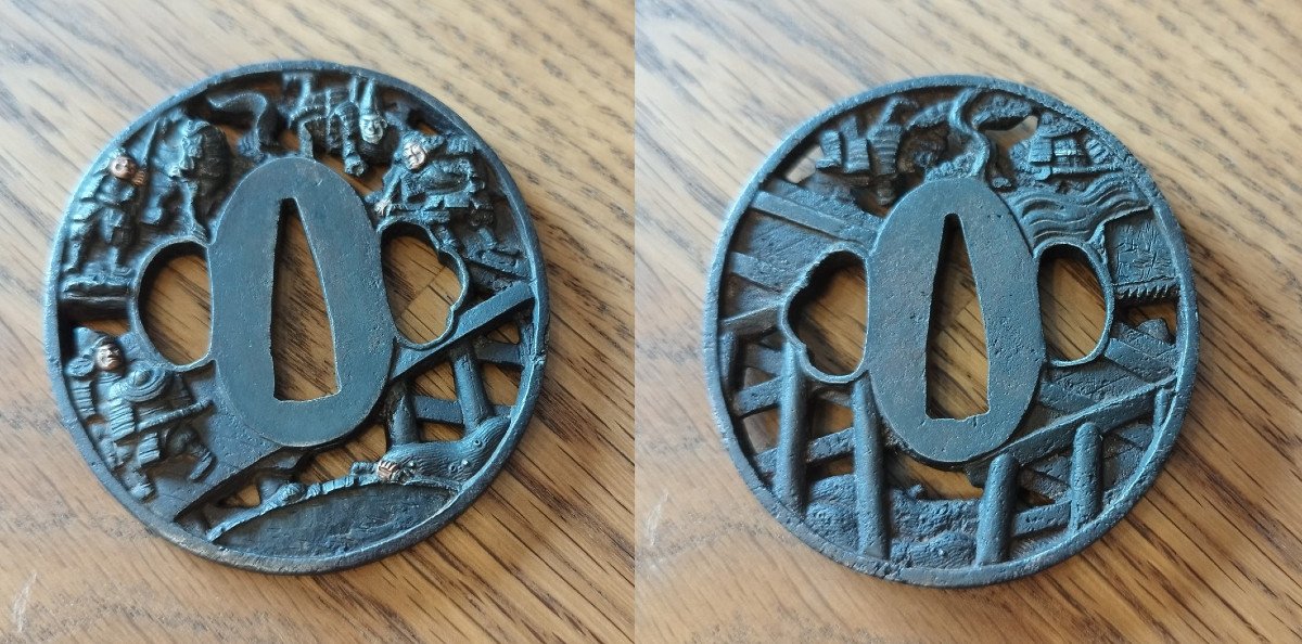 Superbe O-wakizashi Zaimei 國廣 Kunihiro, Très Beau Koshirae, Lame Shinto -photo-1
