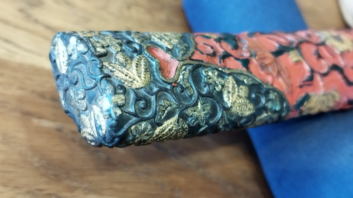 Tanto Zaimei Bizen No Kuni Sukemitsu, 16th Century Blade + 19th Century Koshirae-photo-3