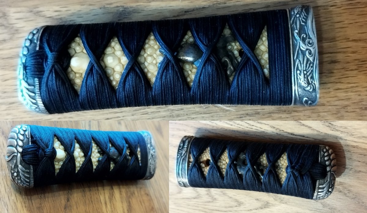 Tanto, Zaimei平安城住吉則 Heianjō ju Yoshinori, lame de la fin du 15éme siècle + Koshirae du 19éme -photo-3