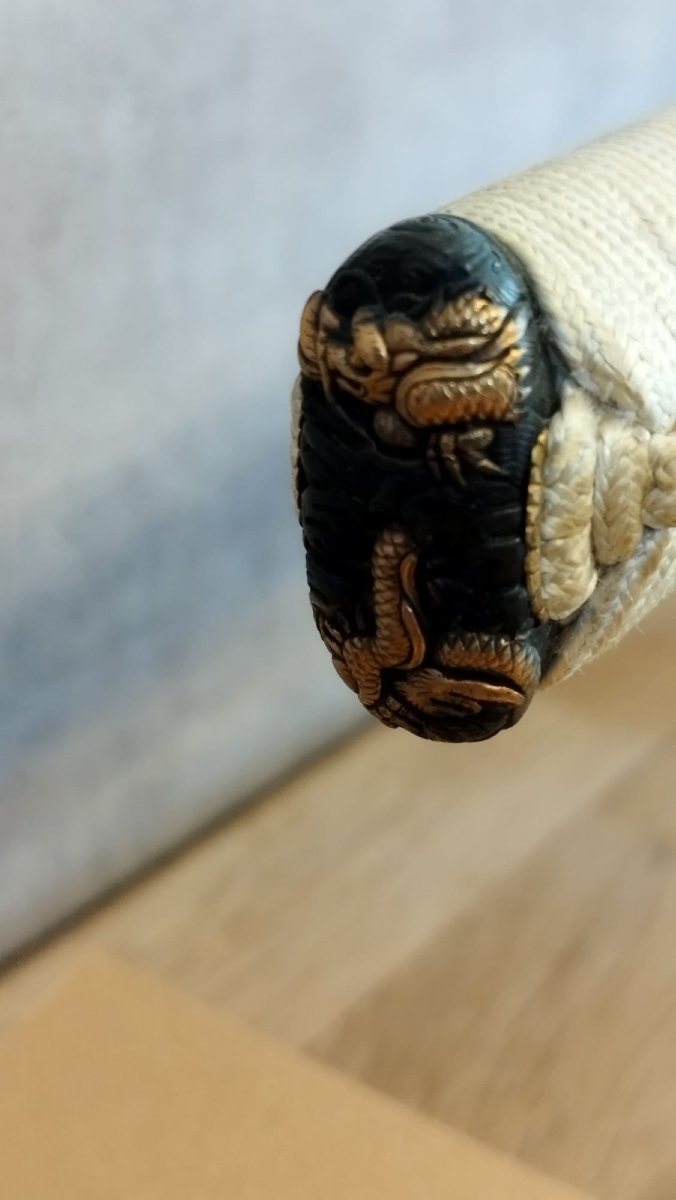 KATANA JAPONAIS CERTIFIE - NAOHIRO (Lignée Suishinshi Masahide) - ÈRE TAISHO-photo-7