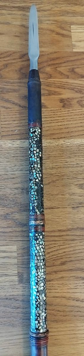 LANCE D'APPARAT JAPONAISE - SANKAKU YARI (TE-YARI) - EDO – MUMEI-photo-6