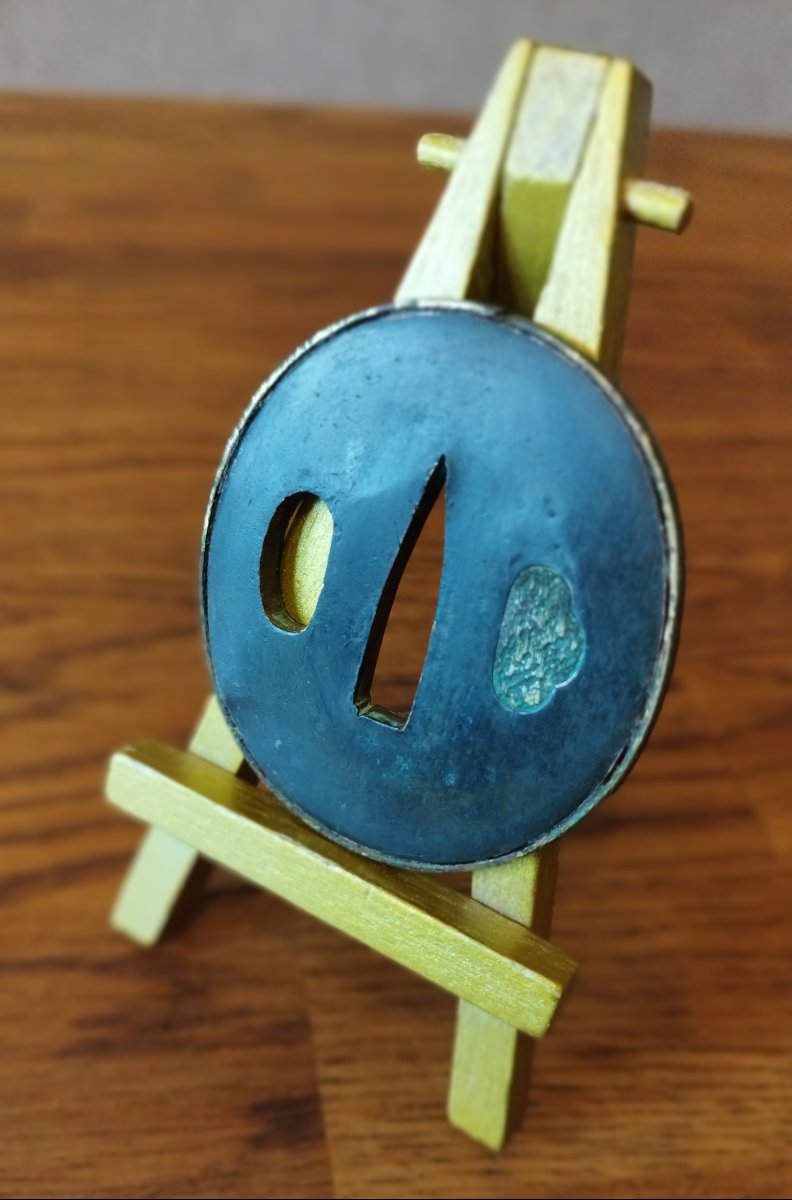 Antique Tsuba Set For Daisho - Mito-shoami School – A Model Of Elegance And Simplicity. -photo-4