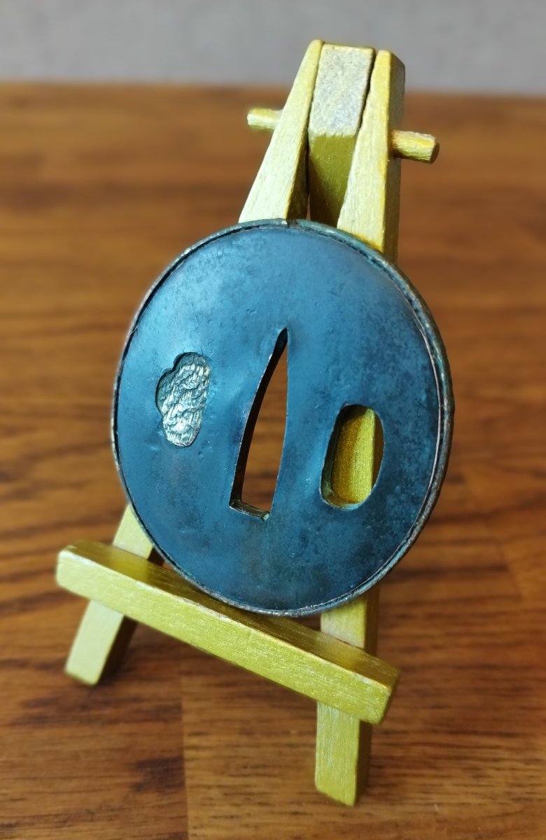 Antique Tsuba Set For Daisho - Mito-shoami School – A Model Of Elegance And Simplicity. -photo-1