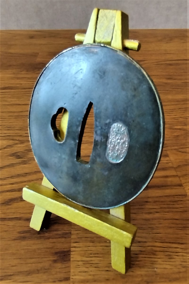 Antique Tsuba Set For Daisho - Mito-shoami School – A Model Of Elegance And Simplicity. -photo-3