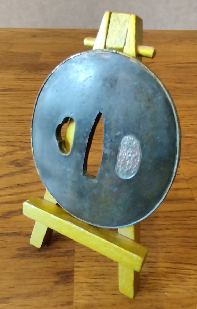 Antique Tsuba Set For Daisho - Mito-shoami School – A Model Of Elegance And Simplicity. -photo-4