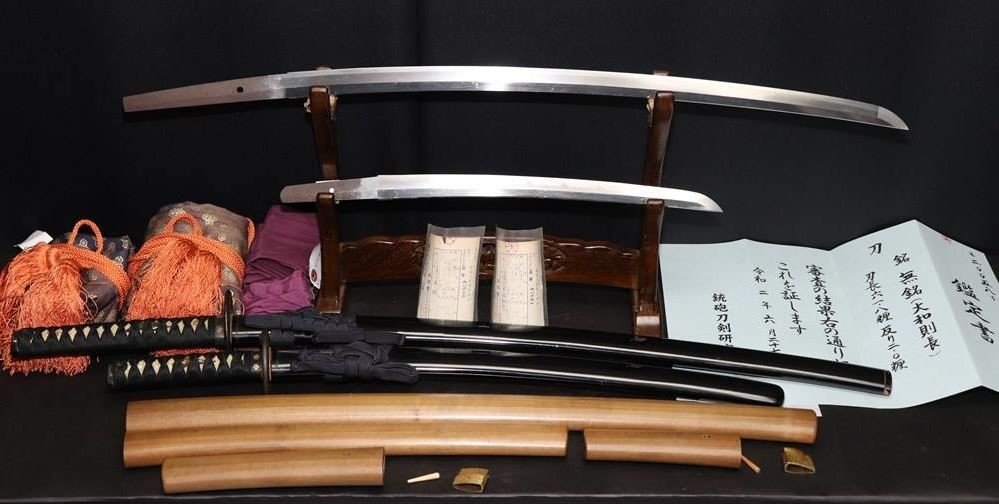 Genuine Daisho Koto From Muromachi Period Having Belonged To A Samurai Family