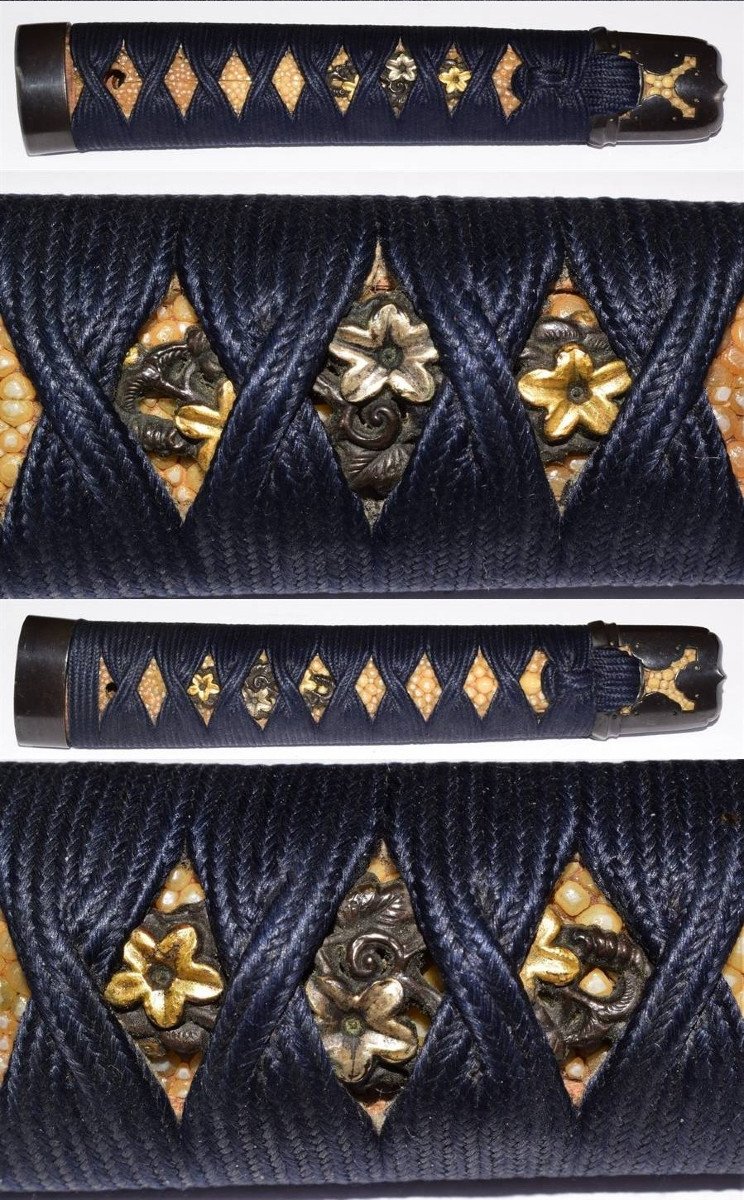 Rare Et Très Belle Lame De Wakizashi Koto, Zaimei, Sukesada Tensho 1, Avec Koshirae-photo-3