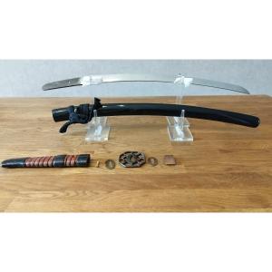 Very Old O-wakizashi Koto, Mumei Of The “bizen Osafune Mitsutada” School, 16th Century