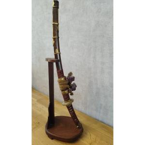 MINI SABRE JAPONAIS ITOMAKI-NO-TACHI DE CÉRÉMONIE DE LA FIN DE LA PÉRIODE EDO 