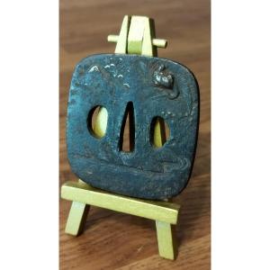 Katana Tsuba – Zaimei - Mogarashi Nyudo Soten Sei Goshu Hikone-ju