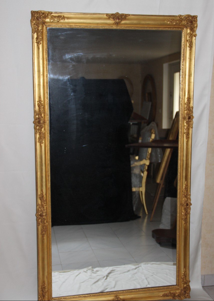 Grand Miroir à La Feuille d'Or
