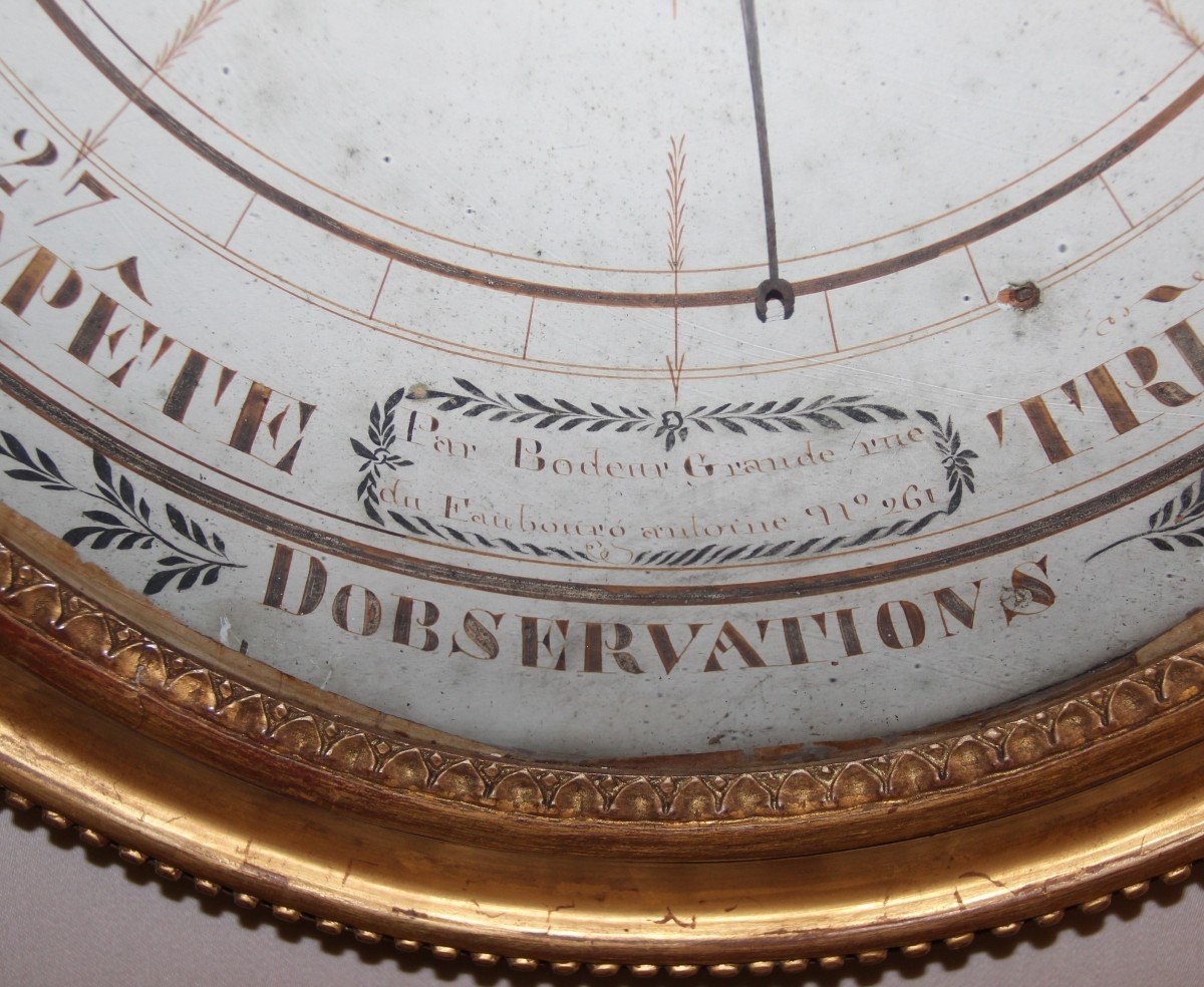 Baromètre Louis  XVI  18 ème Siècle-photo-3