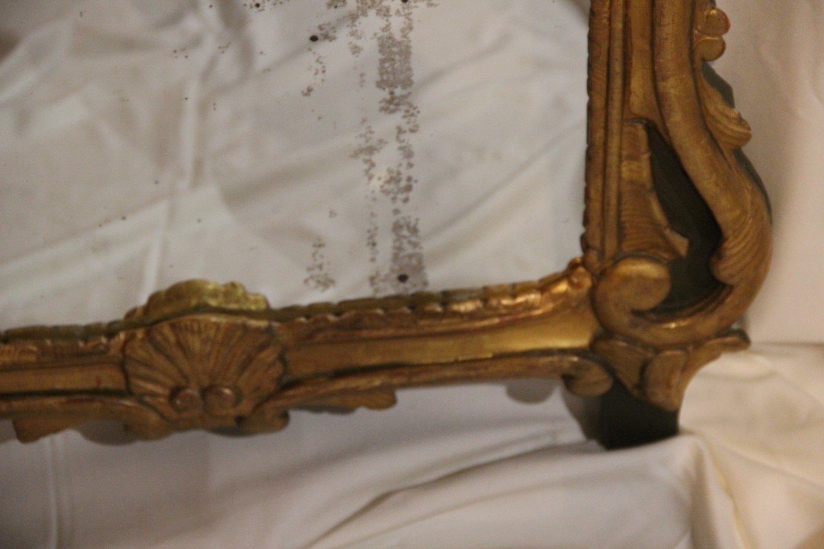 Miroir Louis XV  Fin 18 ème -photo-2