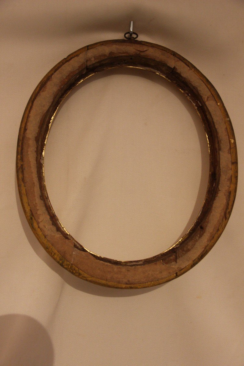 Petit Cadre Ovale à Perles-photo-2