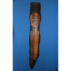 Andre Labelle "martien " sur bois brut